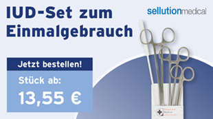 IUD, zum Einmalgebrauch, steril verpackt, sellution medical
